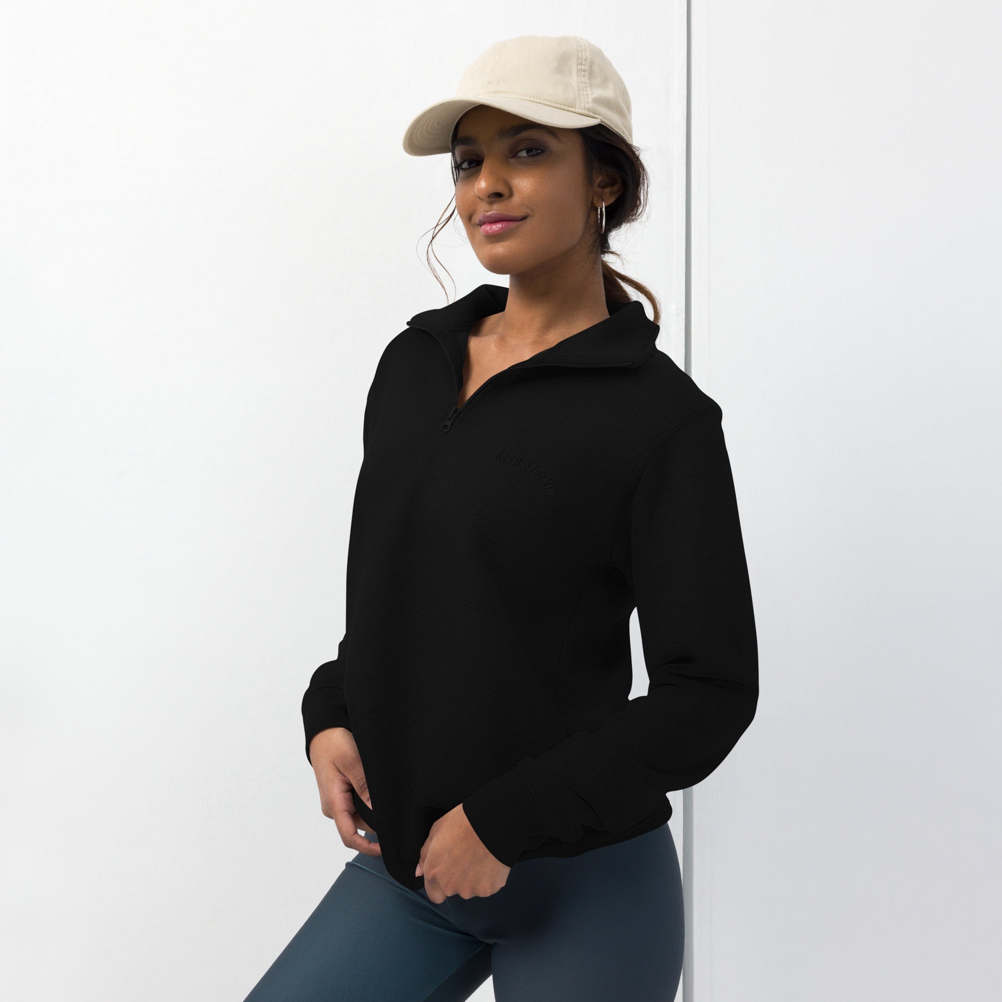 Womens Fleece pullover Keep Stackin